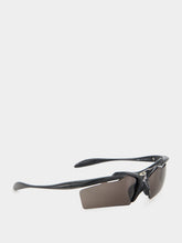 Balenciaga Turbo Rectangle Sunglasses in Full Black