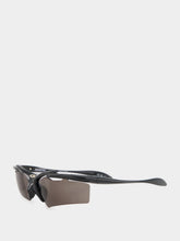 Balenciaga Turbo Rectangle Sunglasses in Full Black