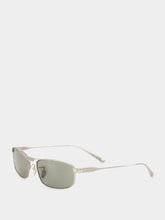 Balenciaga Tag 3.0 Rectangle Sunglasses in Light Grey