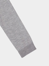 Gucci Grey Mélange Cashmere Silk Cardigan