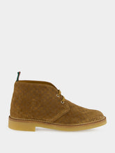 Gucci Camel GG Suede Ankle Boots