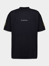 Balenciaga Faded Black Uniform Merch Oversized T-Shirt