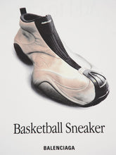 Balenciaga Oversized Basketball Sneaker T-Shirt in Dirty White