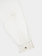 Balenciaga Dirty White Washed Ripstop Workwear Overshirt