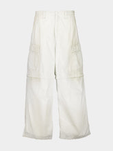 Balenciaga Dirty White Large Cargo Pants