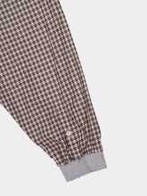 Balenciaga Hooded Micro Tartan Zip Shirt