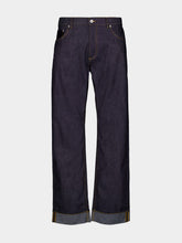 Bottega Veneta Rinsed Indigo Wide-Leg Jeans
