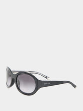 Gucci Black Round Frame Sunglasses