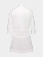 Gucci White Shirt Dress with Horsebit Detail