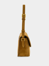 Saint Laurent Solferino Medium Bag in Cognac Suede