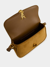 Saint Laurent Solferino Medium Bag in Cognac Suede