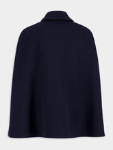 Gucci Admiral Dark Blue Wool Coat with Belt