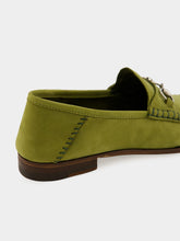 Gucci Green Suede Gigi Loafer with Horsebit