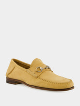 Gucci Beige Suede Gigi Loafer with Horsebit