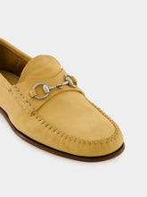 Gucci Beige Suede Gigi Loafer with Horsebit