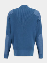 Balenciaga Dark Blue Military Cotton Sweater