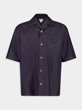 Bottega Veneta Rinsed Indigo Straight Denim Shirt