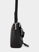 Balenciaga Bel Air Small Zipped Messenger Bag Black
