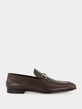 Gucci Dark Brown Jordaan Leather Loafer