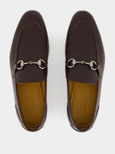 Gucci Dark Brown Jordaan Leather Loafer