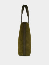 Gucci Dark Green Suede Ophidia Tote Bag