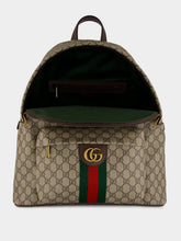 Gucci Beige GG Monogram Twill Backpack