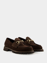 Gucci Brown Sylke Leather Moccasins