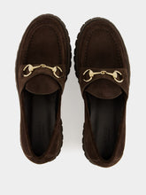 Gucci Brown Sylke Leather Moccasins