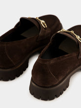 Gucci Brown Sylke Leather Moccasins