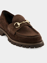 Gucci Brown Sylke Leather Moccasins