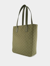 Gucci Forest Green GG Canvas Tote Bag