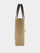 Gucci Ebony Medium GG Canvas Tote Bag