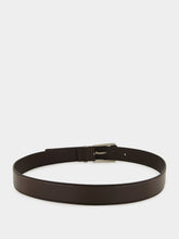 Gucci Dark Brown Leather Belt with Buckle