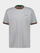 Gucci Grey Mélange Cotton Jersey T-Shirt