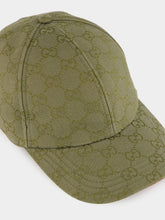 Gucci Forest Green GG Canvas Baseball Hat