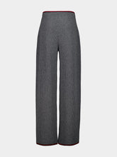 Gucci Dusty Grey Wool Straight-Leg Trousers