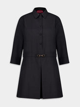 Gucci Ardesia Grey Wool Mini Dress