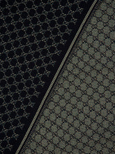 Gucci Black and Dark Green Wool Scarf
