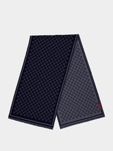 Gucci Lead Blue Wool Scarf