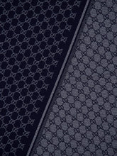 Gucci Lead Blue Wool Scarf