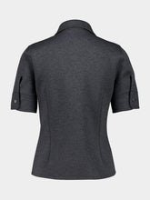 Gucci Dark Grey Wool Cotton Jersey Shirt