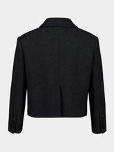 Gucci Dark Grey Heavy Wool Flannel Jacket