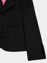 Gucci Dark Grey Heavy Wool Flannel Jacket