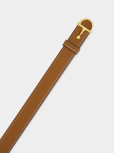 Gucci Brown Leather Belt with Half-Horsebit