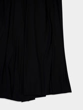 Balenciaga Black Sleeveless Draped Maxi Dress