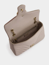 Gucci Light Grey GG Marmont Medium Shoulder Bag