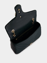 Gucci Green GG Marmont Leather Shoulder Bag