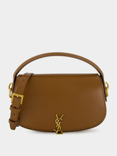 Saint Laurent Fox Brown Voltaire Calfskin Shoulder Bag