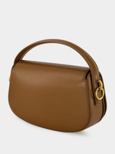 Saint Laurent Fox Brown Voltaire Calfskin Shoulder Bag