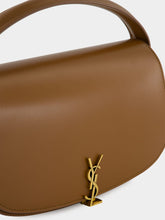 Saint Laurent Fox Brown Voltaire Calfskin Shoulder Bag